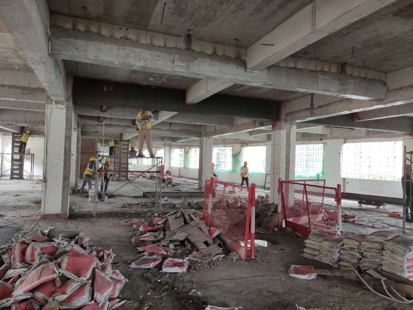PA电子一飞冲天聚合物建补砂浆极适于幼区地面施工